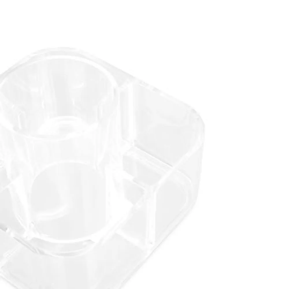 Home Expressions Acrylic 5-Compartment Makeup Organizer