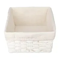 Home Expressions Medium Woven With Liner Storage Bin