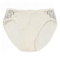 Ambrielle Satin With Lace High Cut Panty