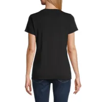 St. John's Bay Womens V Neck Short Sleeve T-Shirt