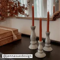 Linden Street Ceramic Taper Candle Holder Collection