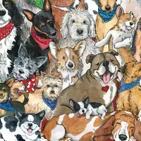 Hart Puzzles Dogs, Dogs, Dogs By Sherri Buck Baldwin, 24 X 30 1000 Piece Puzzle