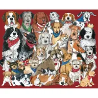 Hart Puzzles Dogs, Dogs, Dogs By Sherri Buck Baldwin, 24 X 30 1000 Piece Puzzle