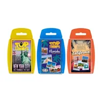 Top Trumps Usa Inc. Usa Top Destinations Bundle Quiz Game Set (New York, Florida, California)