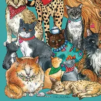Hart Puzzles Cats, Cats, Cats By Sherri Buck Baldwin, 24 X 30 1000 Piece Puzzle