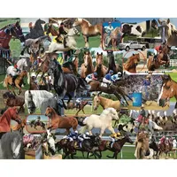 Hart Puzzles Horses, Horses, Horses By Steve Smith, 24 X 30 1000 Puzzle