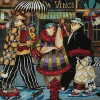 Hart Puzzles Raining Cats And Dogs In Paris By Jennifer Garant, 24 X 30 1000 Piece Puzzle