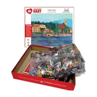 Hart Puzzles Lake Como by Allan Friedlander, 24 x 30 1000 Piece Puzzle