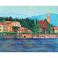 Hart Puzzles Lake Como by Allan Friedlander, 24 x 30 1000 Piece Puzzle