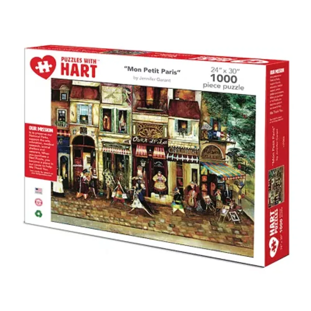 Hart Puzzles Mon Petit Paris By Jennifer Garant, 24  X 30 1000 Piece Puzzle