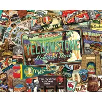 Hart Puzzles Yellowstone National Park By Kate Ward Thacker, 24 X 30 1000 Piece Puzzle