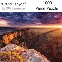 Hart Puzzles Grand Canyon By Ow Lawrence, 24 X 30 1000 Piece Puzzle