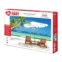 Hart Puzzles The Perfect Beach By Ow Lawrence, 24 X 30 1000 Piece Puzzle