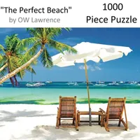 Hart Puzzles The Perfect Beach By Ow Lawrence, 24 X 30 1000 Piece Puzzle