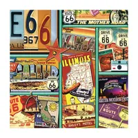 Hart Puzzles Route 66 By Kate Ward Thacker, 24 X 30 1000 Piece Puzzle