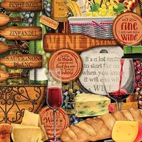 Hart Puzzles Wine Trail By Kate Ward Thacker, 24 X 30 1000 Piece Puzzle