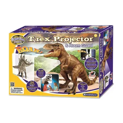 Brainstorm Toys T Rex Projector And Room Guard Electronic Learning