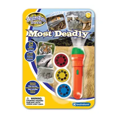 Brainstorm Toys Most Deadly Flashlight And Projector Electronic Learning
