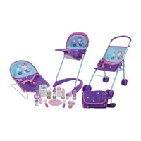 509 Mermaid 19 Piece Set  Doll Travel Feed Sleep N Play Set Baby Play