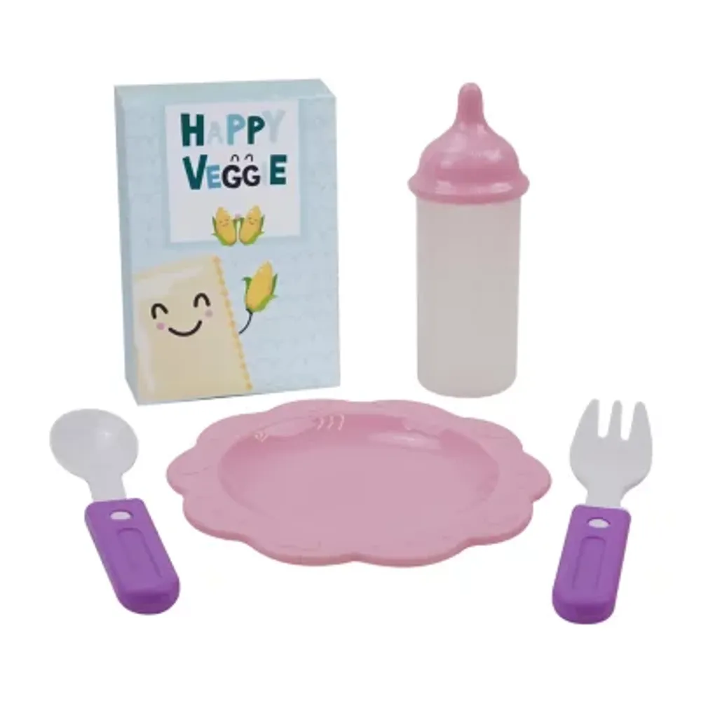 509 Mermaid 9 Piece Set Doll Feed N Play Set - Includes Stroller, Highchair, Bouncer, Handbag, Feeding Accessories