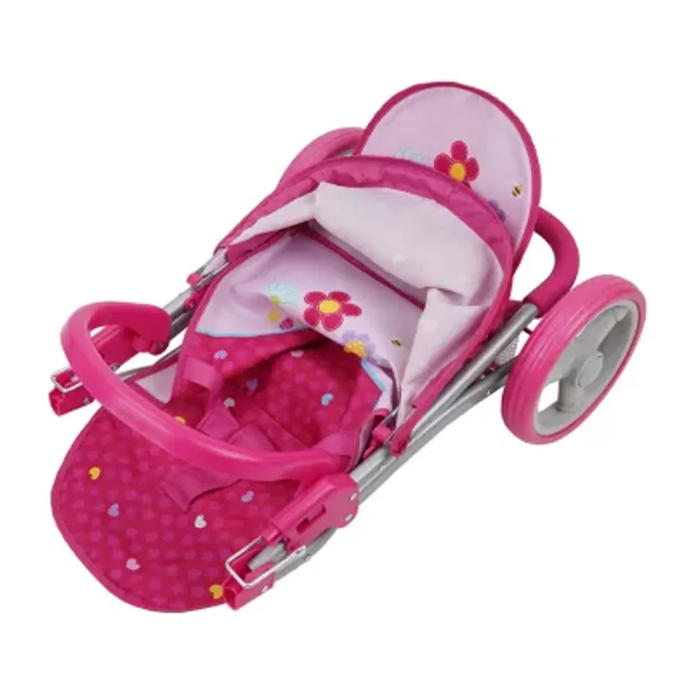 509 Garden Twin Doll Stroller Baby Play