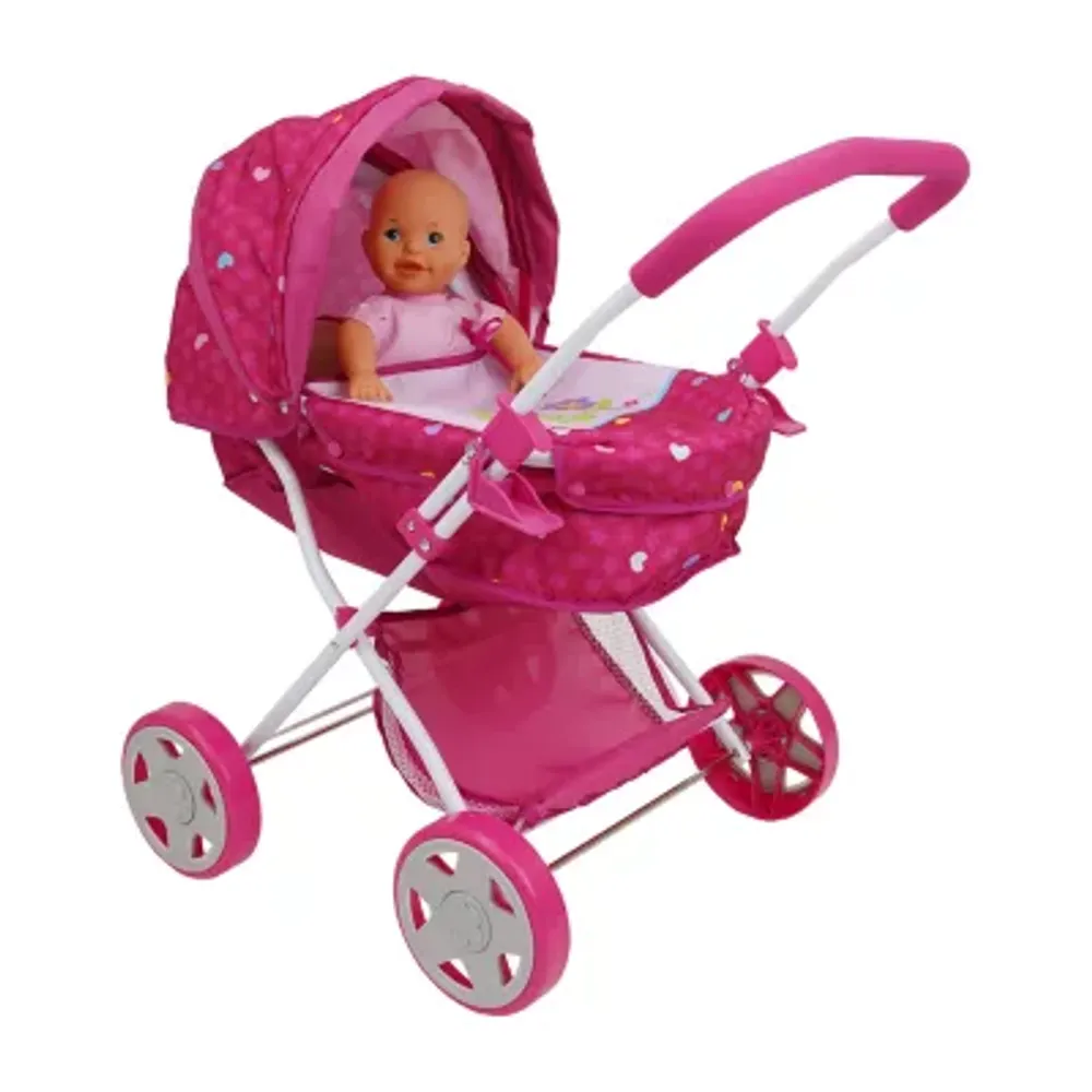 509 Garden Pram N Doll Set Baby Play