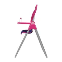 509 Unicorn Doll Highchair - Kids Pretend Play Highchair w/ Front Feeding Tray, Fits dolls up to 21"