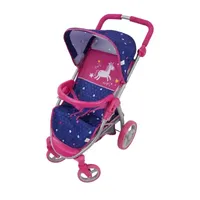 509 Unicorn 2 In 1 Doll Travel System Baby Play