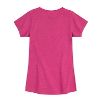 Big Girls Eat Sleep Repeat Crew Neck Short Sleeve T-Shirt