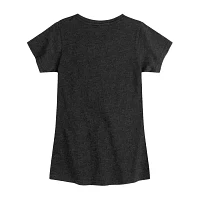 Big Girls In A Mood Crew Neck Short Sleeve Inside Out T-Shirt