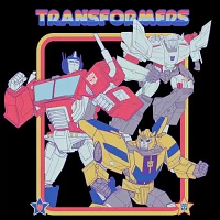 Mens Short Sleeve Transformers Graphic T-Shirt