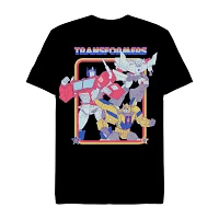 Mens Short Sleeve Transformers Graphic T-Shirt