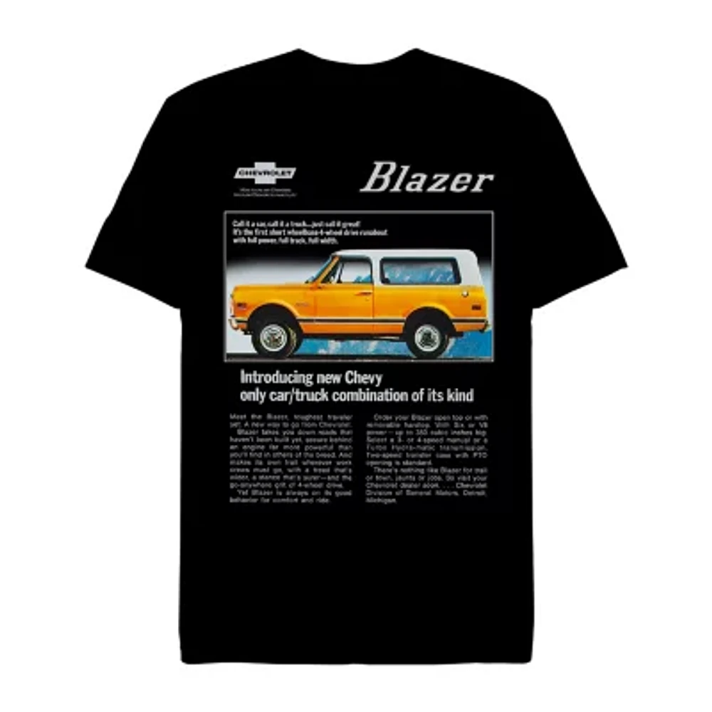 Mens Short Sleeve Chevrolet Blazer Graphic T-Shirt