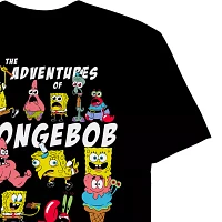 Mens Short Sleeve Spongebob Graphic T-Shirt