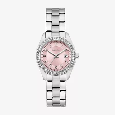 Bulova Womens Silver Tone Stainless Steel Bracelet Watch 43m123
