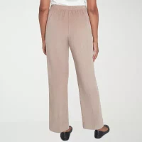 Alfred Dunner Telluride Womens Comfort Waistband Straight Corduroy Pant