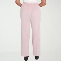 Alfred Dunner Telluride Womens Comfort Waistband Straight Corduroy Pant