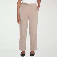 Alfred Dunner Telluride Womens Comfort Waistband Straight Corduroy Pant