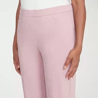 Alfred Dunner Telluride Womens Mid Rise Straight Pull-On Pants