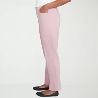 Alfred Dunner Telluride Womens Mid Rise Straight Pull-On Pants