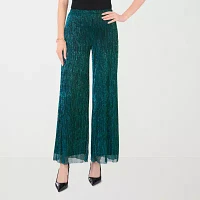 MSK Metallic Womens Wide Leg Palazzo Pant