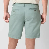 St. John's Bay Mens 9" Mid Rise Stretch Fabric Chino Short