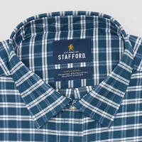 Stafford Sweat Repel Mens Slim-Tall Fit Long Sleeve Dress Shirt