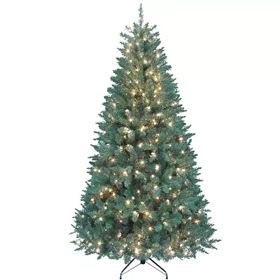 Kurt Adler 7 Ft. Pre-Lit Pine Tree with Clear Lights