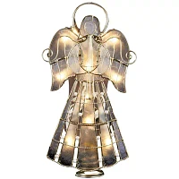 Kurt Adler 10-Light 9.75" Capiz Angel Tree Topper