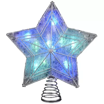 Kurt Adler 12" Color-Changing Star LED Lighted Treetopper