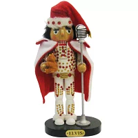 Kurt Adler Elvis® In White Suit Nutcracker