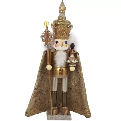 Kurt Adler 18" Hollywood™ Gold King Nutcracker