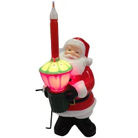 Kurt Adler 7" Santa Bubble Light Tabletop Decoration