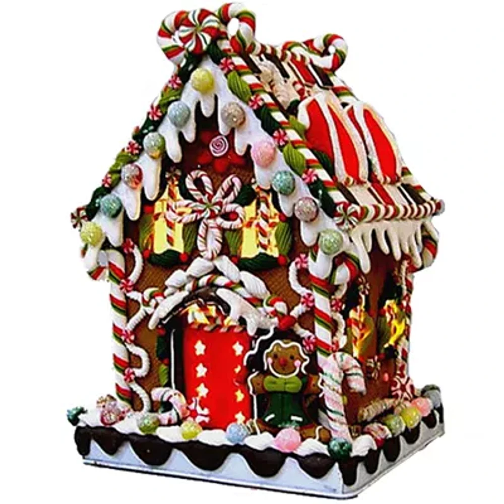 Kurt Adler Claydough Candy Gingerbread House